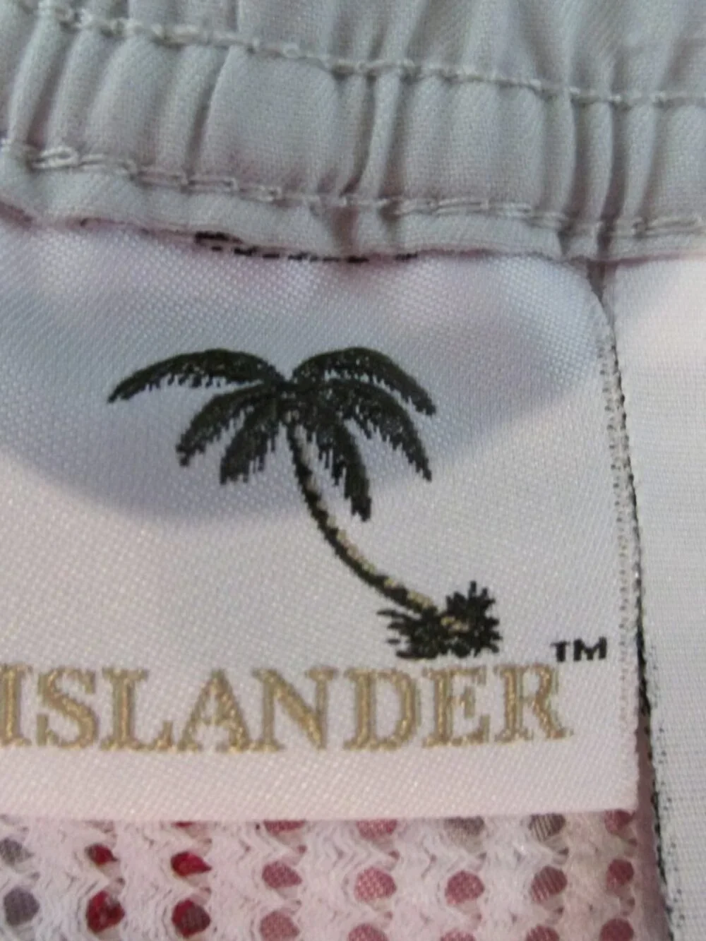 ISLANDER BOY'S SIZE 6 / 7 SWIM TRUNKS RED, BLUE HAWAIIAN SUIT WEAR BOARD NWT